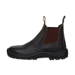 Blundstone Pull On Work Boots Stout Brown