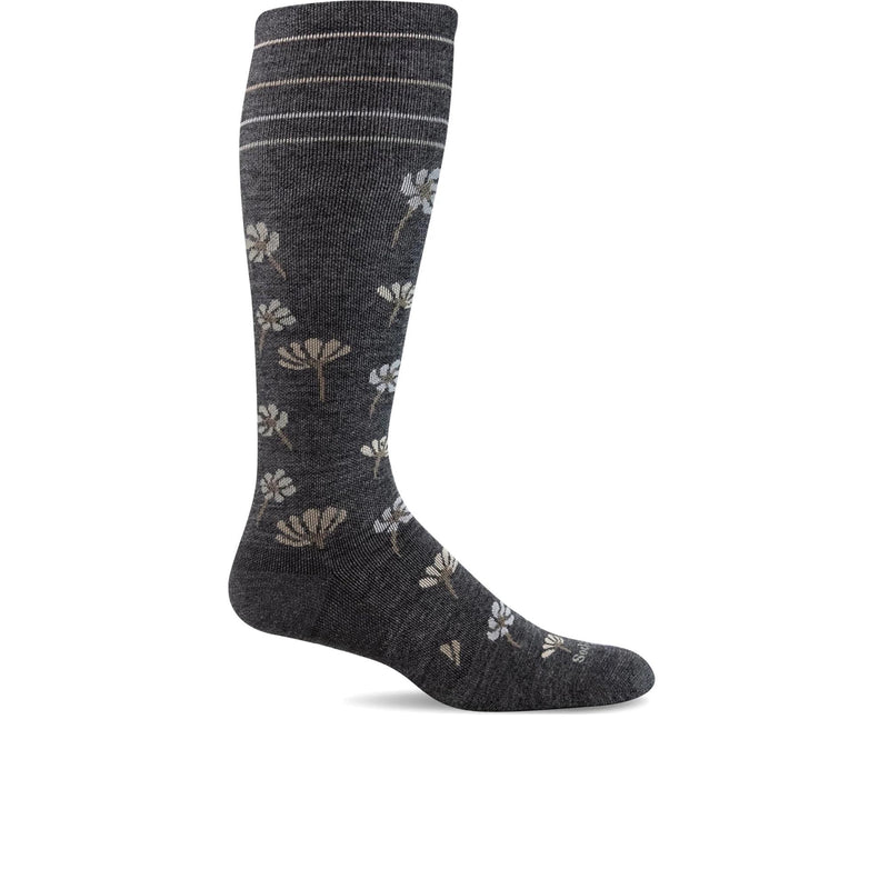 Sockwell Womens Field Flower Charcoal