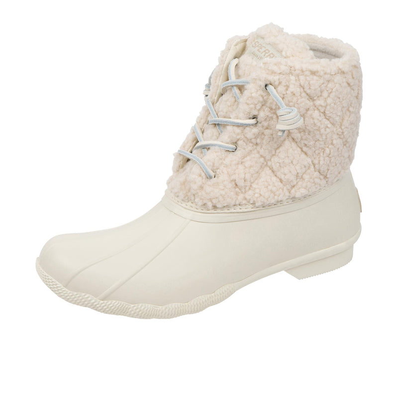 Sperry Womens Saltwater Sherpa White