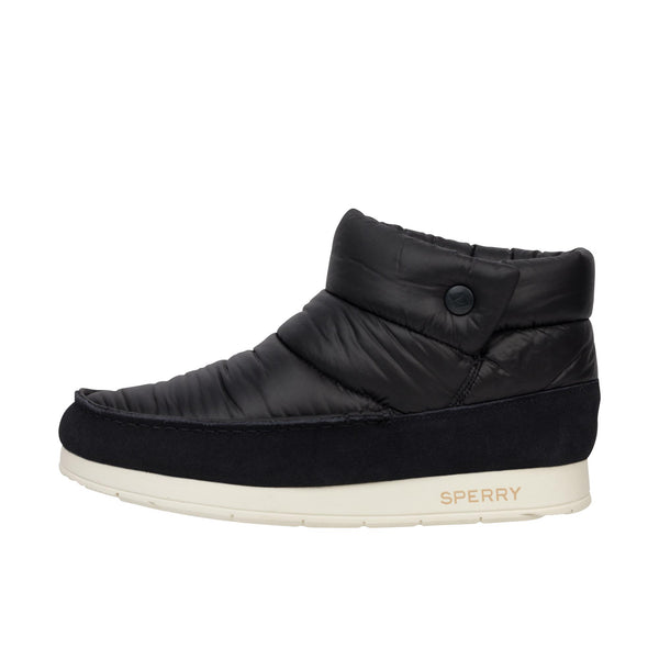Sperry Womens Moc-sider Bootie Black