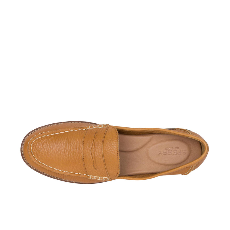 Sperry Womens Seaport Penny Leather Tan
