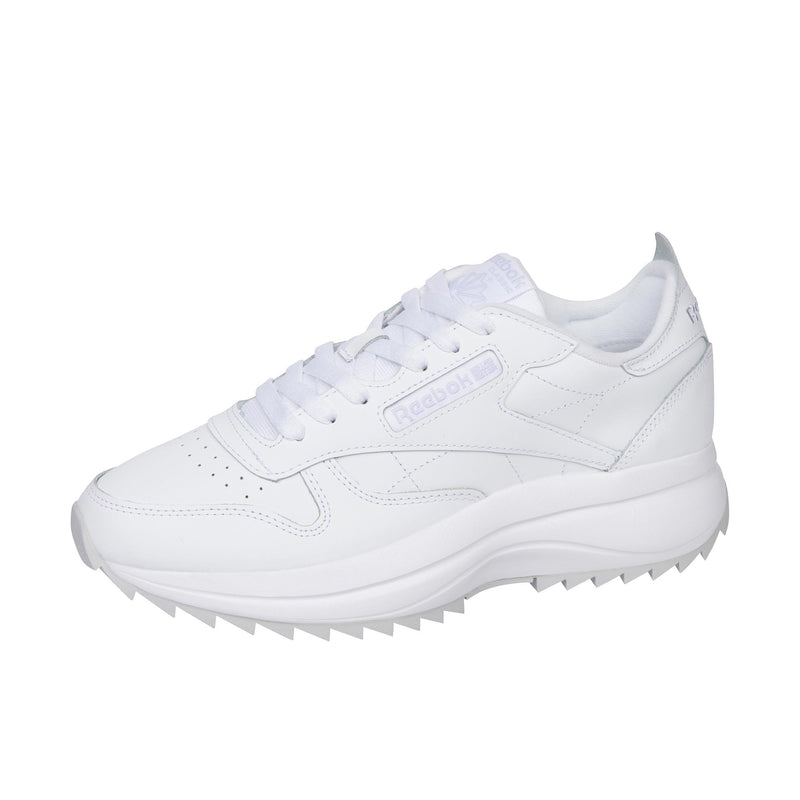 Reebok Womens Classic Leather Sp Extra White/Solid Grey/Lucid Lilac