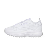 Reebok Womens Classic Leather Sp Extra White/Solid Grey/Lucid Lilac Thumbnail 2