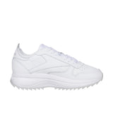 Reebok Womens Classic Leather Sp Extra White/Solid Grey/Lucid Lilac Thumbnail 3