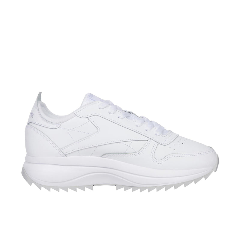 Reebok Womens Classic Leather Sp Extra White/Solid Grey/Lucid Lilac