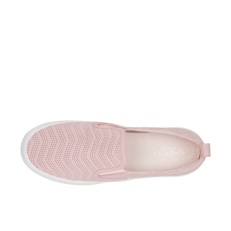 Sperry Womens Crest Twin Gore Leather Perf Blush