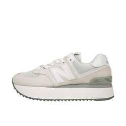 New Balance Womens 574+ Reflection/Rain Cloud/White