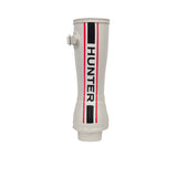 Hunter Womens Original Short Hunter Tri Colour Logo Backstrap Boot White Willow Thumbnail 7