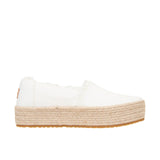 TOMS Womens Valencia Canvas White Thumbnail 3