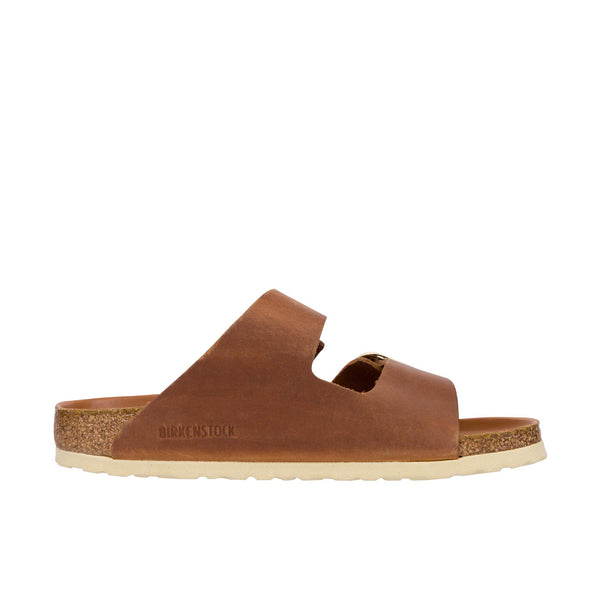 Birkenstock Womens Arizona Big Buckle Oiled Leather Cognac