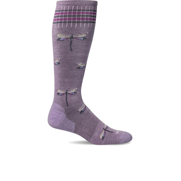Sockwell Womens Dragonfly Lavender with Sparkle