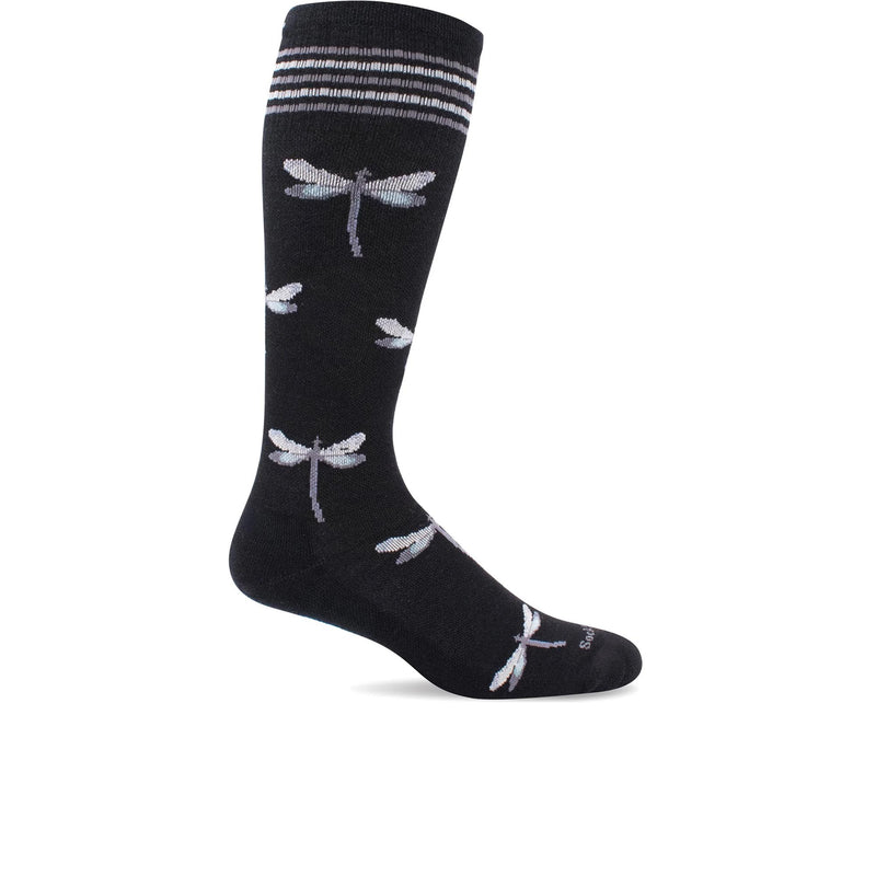 Sockwell Womens Dragonfly Black w Sparkle