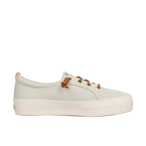 Sperry Womens Crest Vibe Platform Canvas Off White