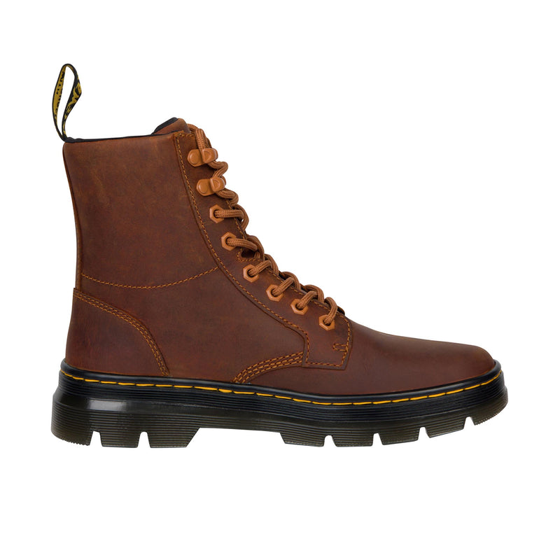 Dr Martens Combs Leather Pull Up Warm Tan