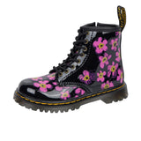 Dr Martens Toddlers 1460 Toddler Patent Lamper Pansy Fayre Thumbnail 6