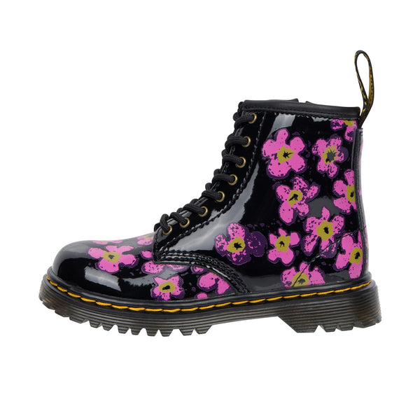 Dr Martens Toddlers 1460 Toddler Patent Lamper Pansy Fayre