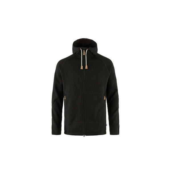 Fjallraven Ovik Fleece Hoodie Black