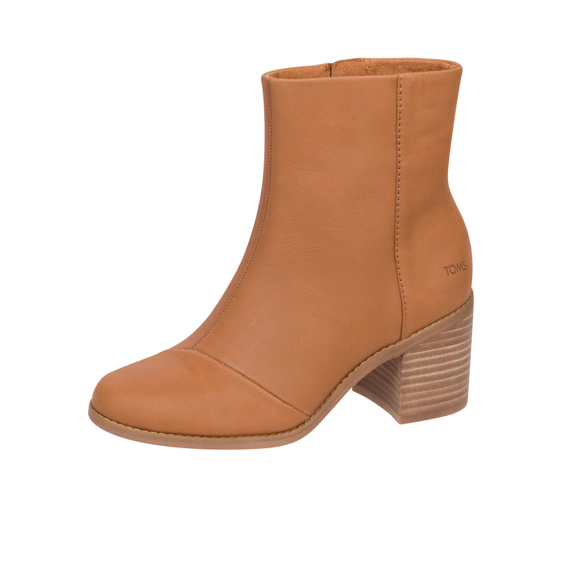 TOMS Womens Evelyn Leather Tan