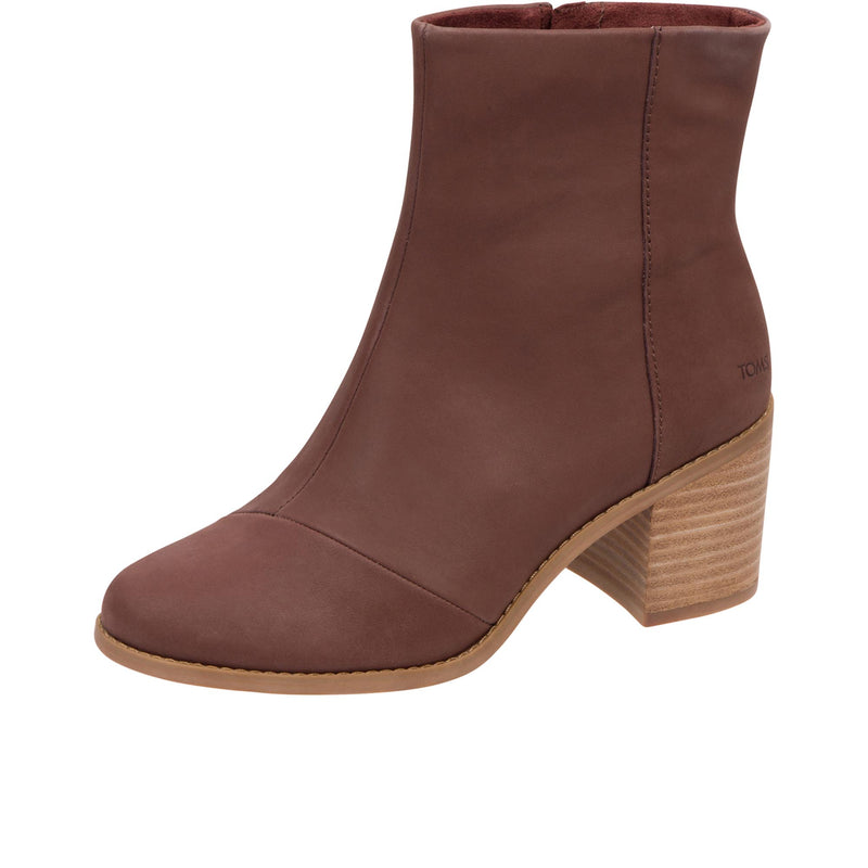 TOMS Womens Evelyn Boot Chestnut
