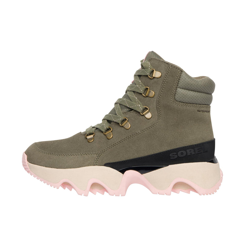 Sorel Womens Kinetic Impact Conquest WP Stone Green Chalk