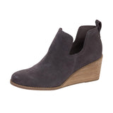 TOMS Womens Kallie Wedge Bootie Pavement Grey Thumbnail 6