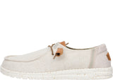 Hey Dude Womens Wendy Washed Canvas Cream Thumbnail 2