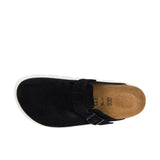 Birkenstock Womens Boston Chunky Suede Black Thumbnail 4