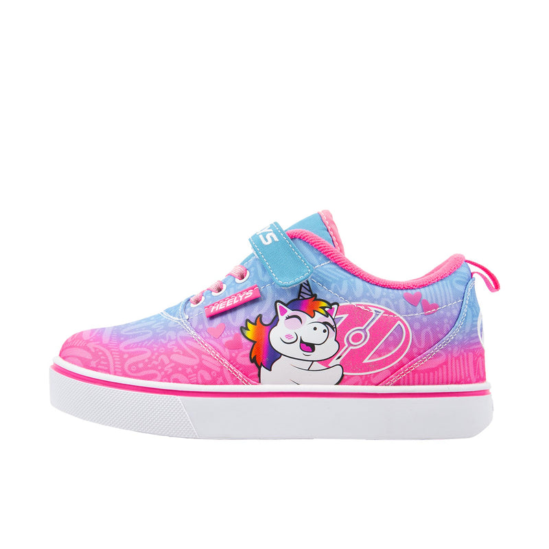 Heelys Kids Pro 20 X2 Cyan/Pink/White