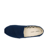 TOMS Womens Alpargata Recycled Cotton Canvas [WIDE] Navy Thumbnail 4