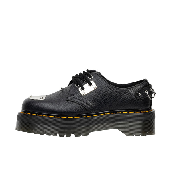 Dr Martens 1461 Quad Hardware Milled Nappa Black