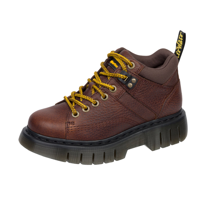 Dr Martens Woodard Hiker Grizzly Leather Dark Brown