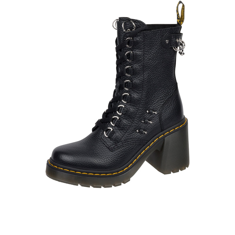 Dr Martens Womens Chesney Hardware Milled Nappa Black