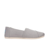 TOMS Womens Alpargata Eco Recycled Cotton Canvas Drizzle Grey Thumbnail 3