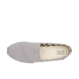 TOMS Womens Alpargata Eco Recycled Cotton Canvas [Wide] Drizzle Grey Thumbnail 4