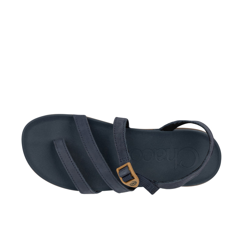 Chaco Womens Lowdown Leather Strappy Navy