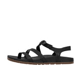 Chaco Womens Lowdown Leather Strappy Black Thumbnail 2