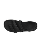 Chaco Womens Lowdown Leather Strappy Black Thumbnail 4