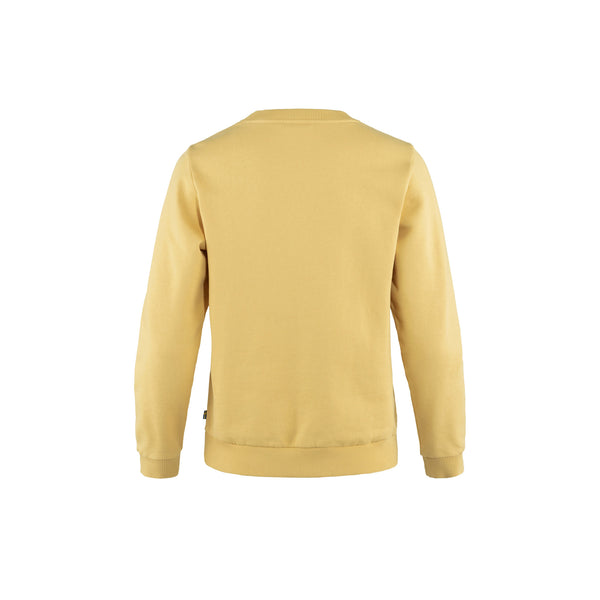 Fjallraven Womens Fjallraven Logo Sweater Mais Yellow