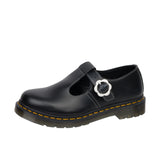 Dr Martens Womens Polley Flower Smooth Black Thumbnail 6
