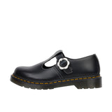 Dr Martens Womens Polley Flower Smooth Black Thumbnail 2