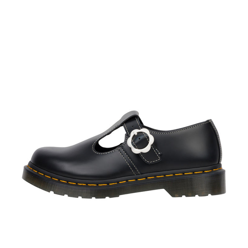 Dr Martens Polley Flower Smooth Left Profile
