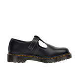 Dr Martens Womens Polley Flower Smooth Black Thumbnail 3