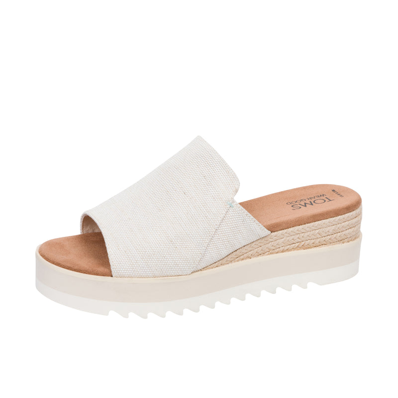 TOMS Womens Diana Mule Sandal [Wide] Natural