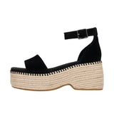 TOMS Womens Laila Platform Sandal Black Thumbnail 2