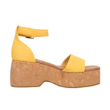 TOMS Womens Laila Platform Sandal Pineapple Yellow Thumbnail 3