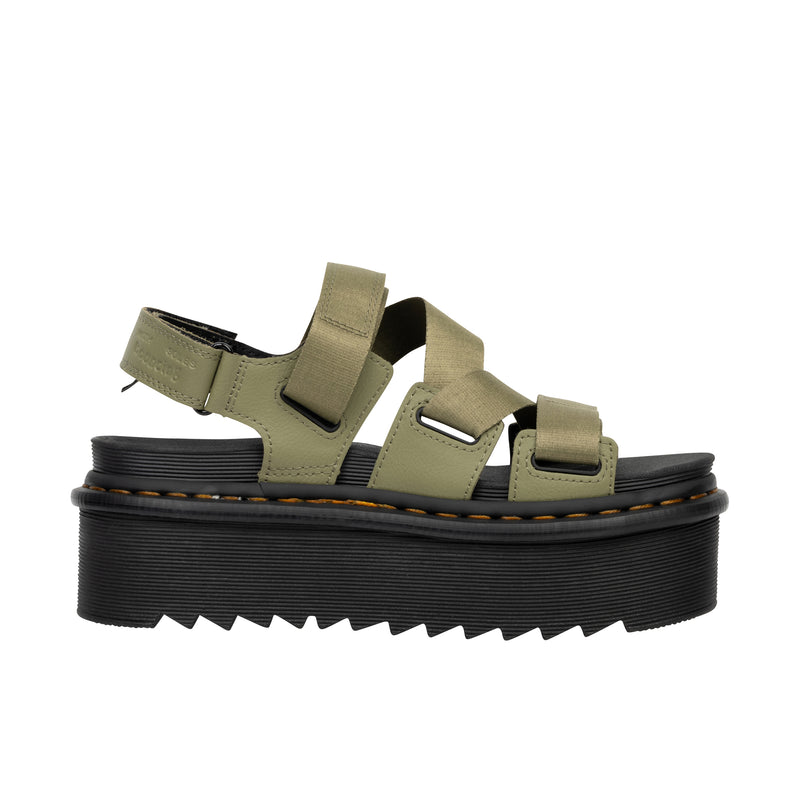 Dr Martens Womens Kimber II Webbing Muted Olive