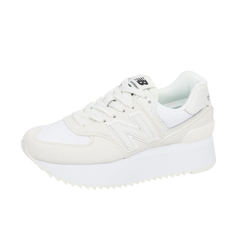 New Balance Womens 574+ Sea Salt/Black/Sea Salt