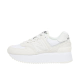 New Balance Womens 574+ Sea Salt/Black/Sea Salt Thumbnail 2