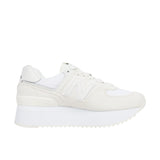 New Balance Womens 574+ Sea Salt/Black/Sea Salt Thumbnail 3
