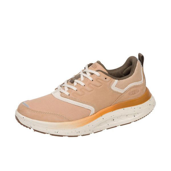 Keen Womens WK400 Leather Walking Shoe Safari/Birch